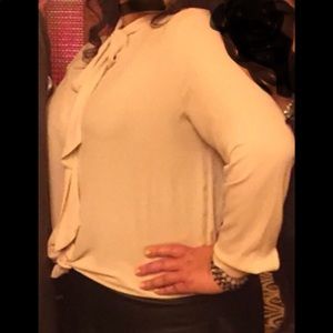 Mossimo (blush) neck tie blouse